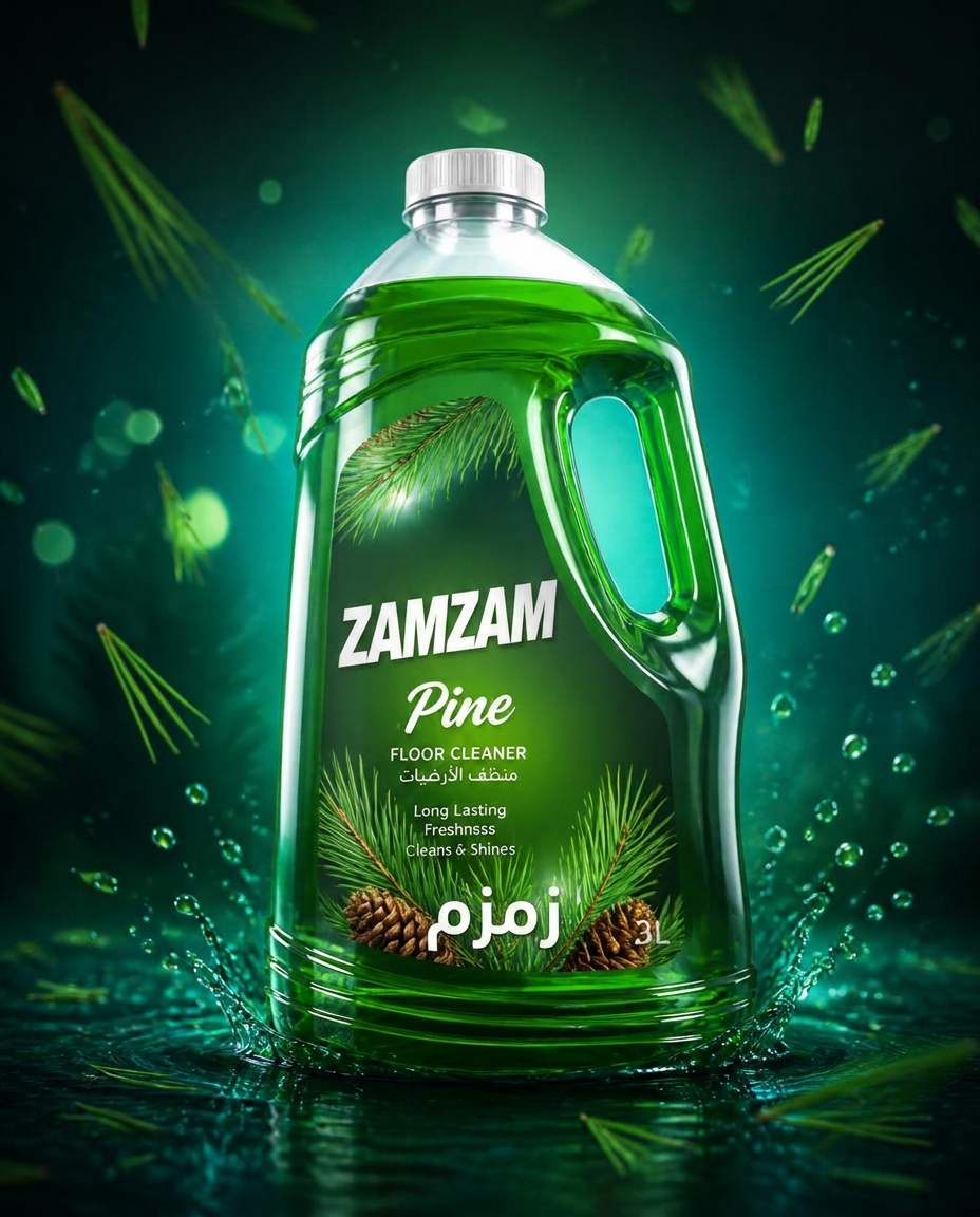 زمزم منظف أرضيات بالصنوبر