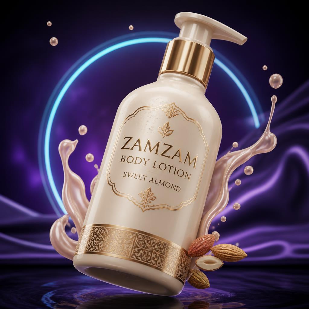 لوشن زمزم بزيت اللوز